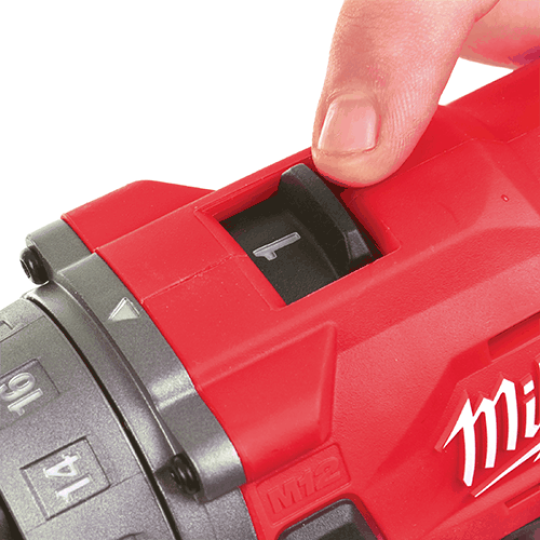 Máy khoan động lực Milwaukee M12 FPD-402C (Hộp nhựa, 02 Pin 12V 4Ah, Sạc M12-18 FC)