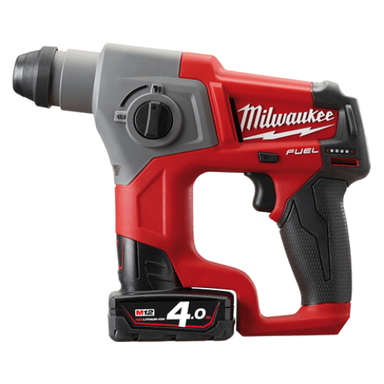 Máy khoan búa Milwaukee M12 CH-402C SET (2 pin x 4.0Ah, 1 sạc)