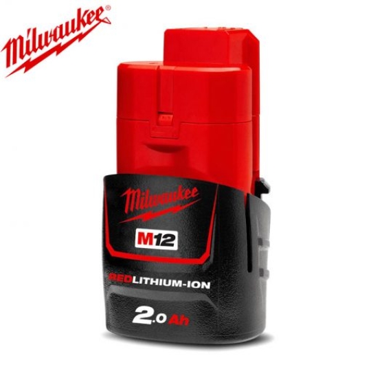 Pin Milwaukee 12V/2.0Ah REDLITHIUM-ION M12B2