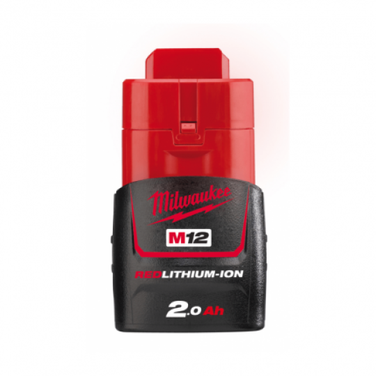 Pin Milwaukee 12V/2.0Ah REDLITHIUM-ION M12B2