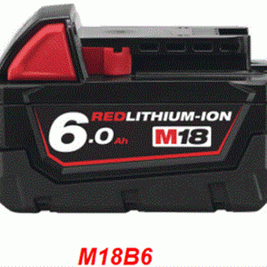 Pin 18V x 6.0Ah REDLITHIUM Milwaukee M18B6